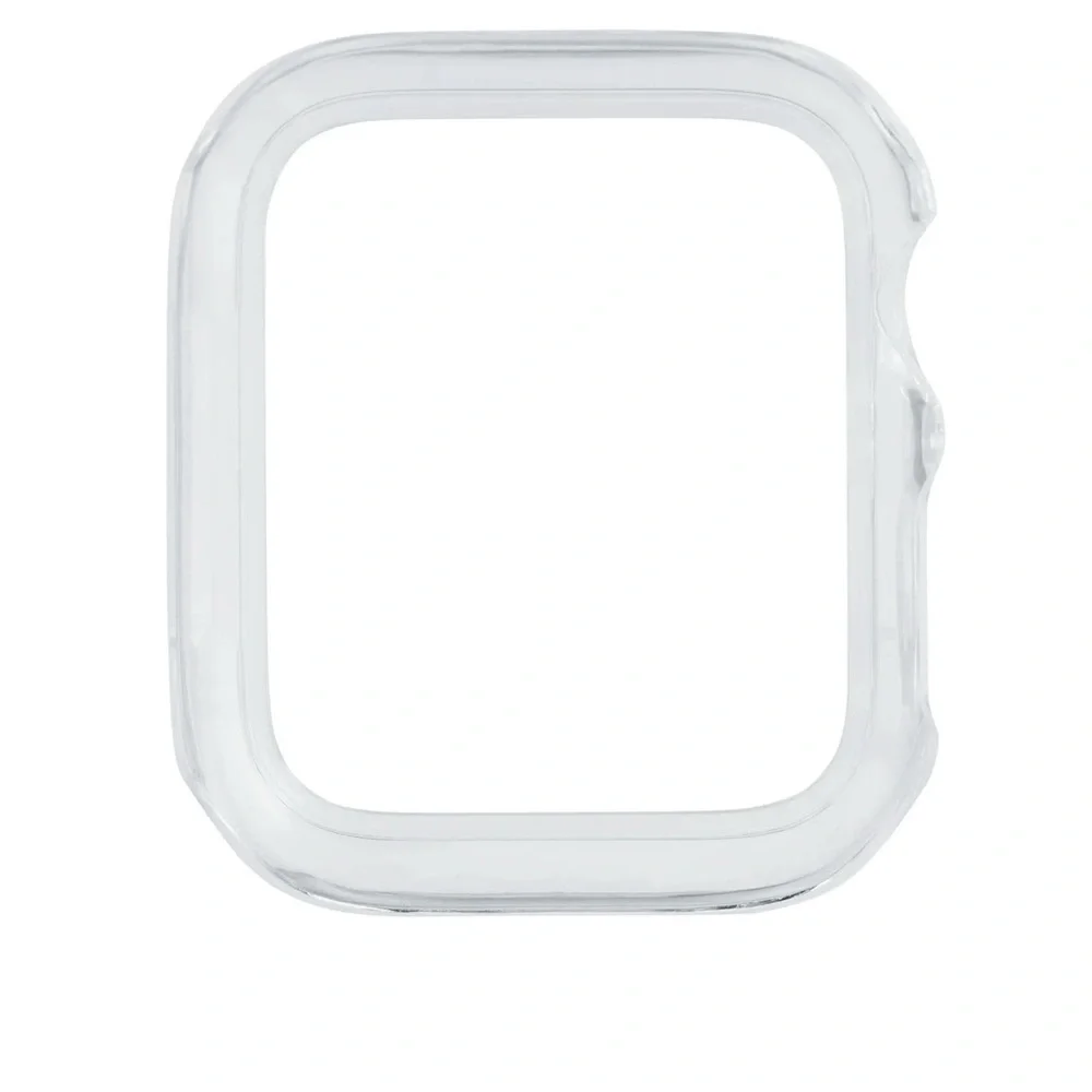 Onn Clear Bumper With Screen Protector For Apple Watch 38 mm